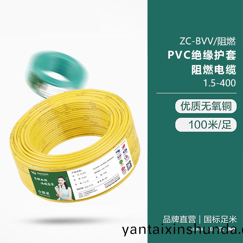 ZC-BVV/阻(zu)燃 pvc絕緣(yuan)護(hu)套阻(zu)燃電纜1.5-400