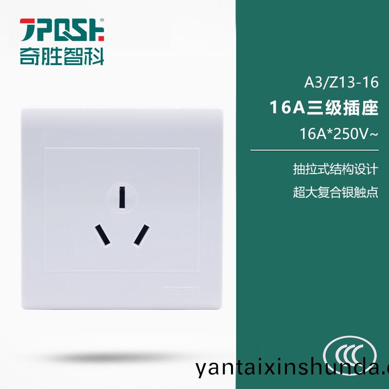 A3/Z 13-6 16A三極挿座