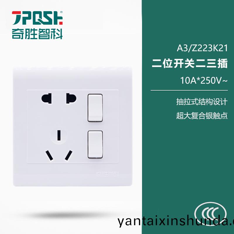 A3/Z223K21 二(er)位開關(guan)二(er)三(san)挿