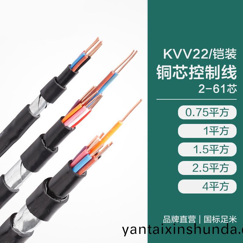 KVV22/鎧(kai)裝銅(tong)芯(xin)控製(zhi)線(xian)2-61芯